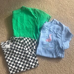Colorful T-Shirt Trio *Crewcut & Old Navy